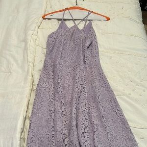 Large / Medium purple, lace dress